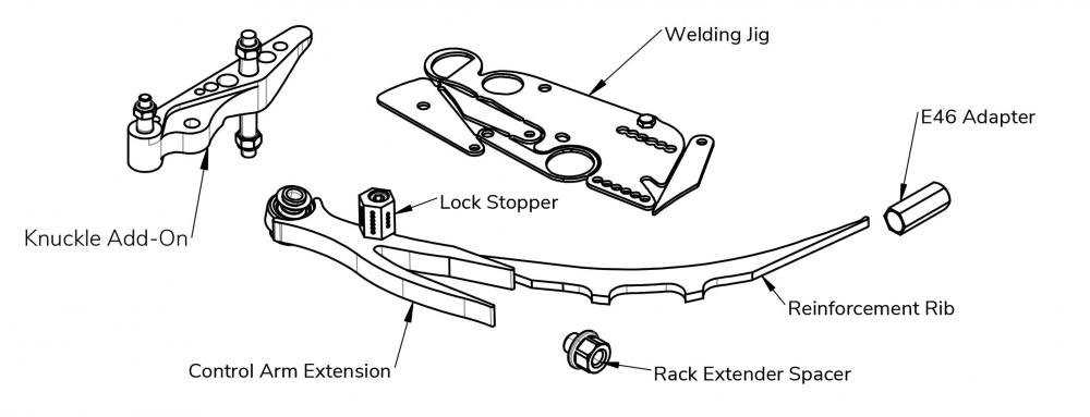 BMW E36/46 diy angle kit installation