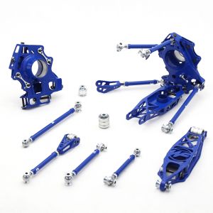 Wisefab BMW E90 M3 rear suspension kit with revised kinematics, adjustable anti-squat, and easy camber control.