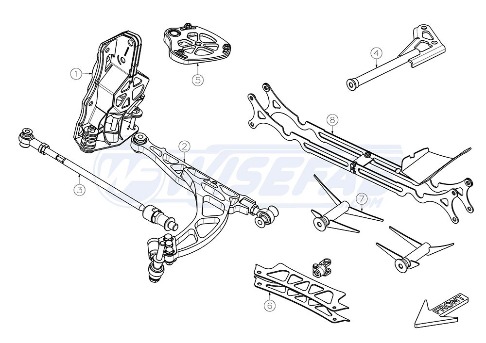 Scion FRS Front V2 Lock Kit for Front Rack